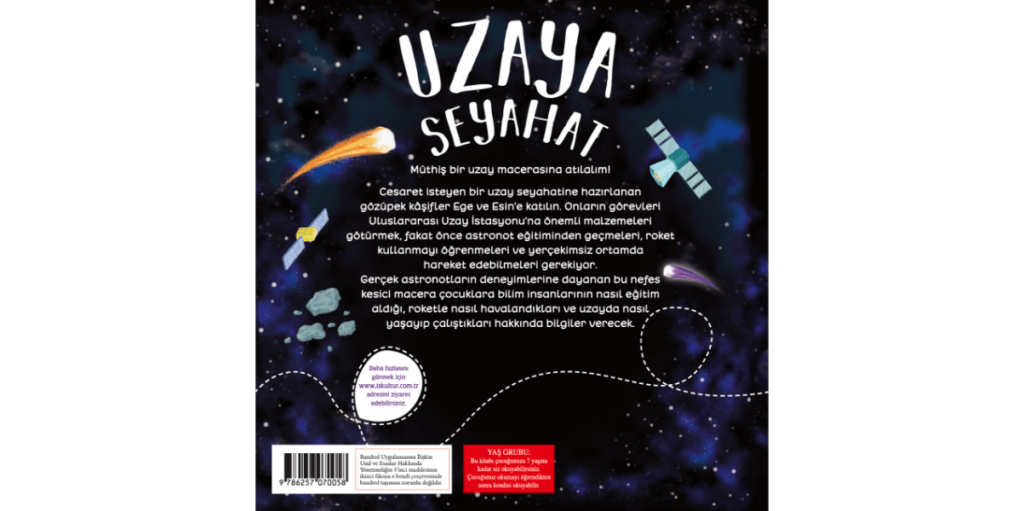 Uzay Arka Kapak Mayıs Ayı Kitaplarım - 2022