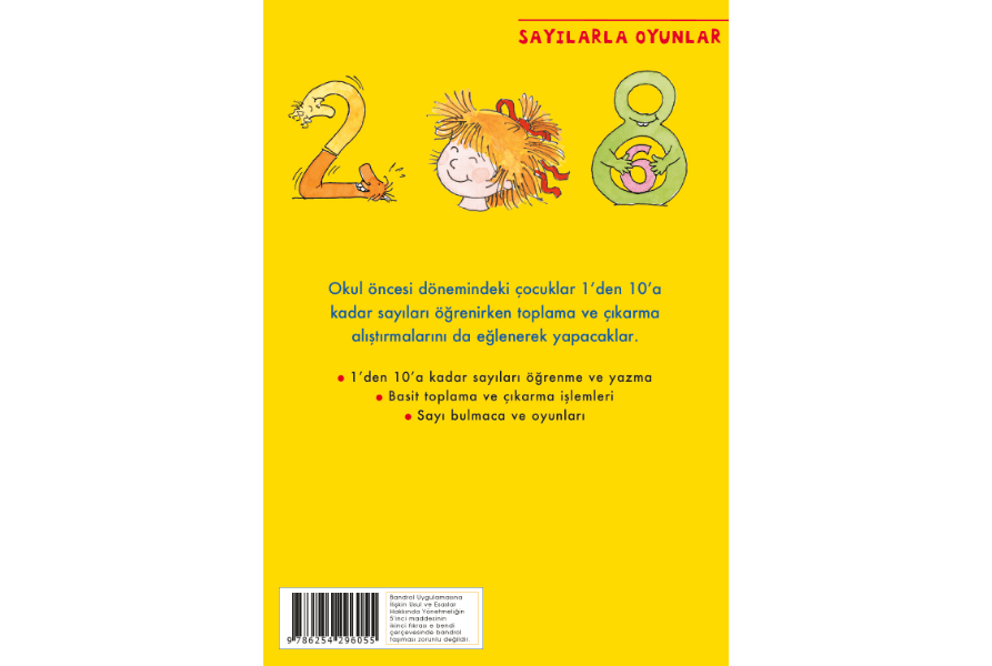 Elif ve Sayilar Kapak – 2 Ocak Ayı Kitaplarım - 2024