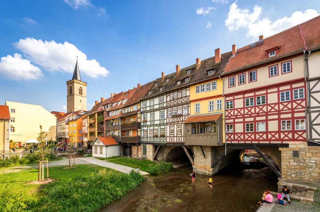 Almanya, Erfurt’taki Kramer Köprüsü